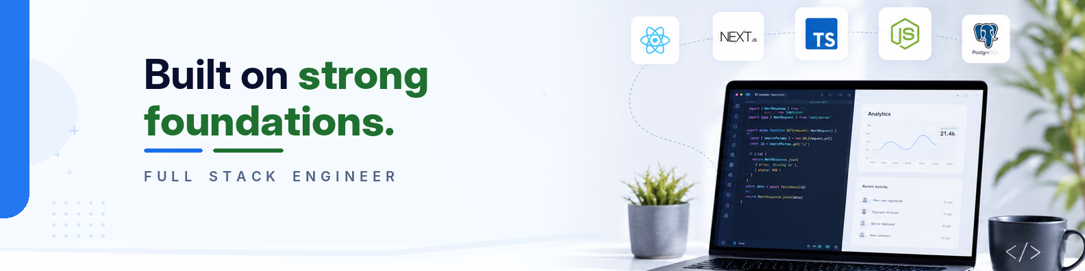 Full-stack engineering banner